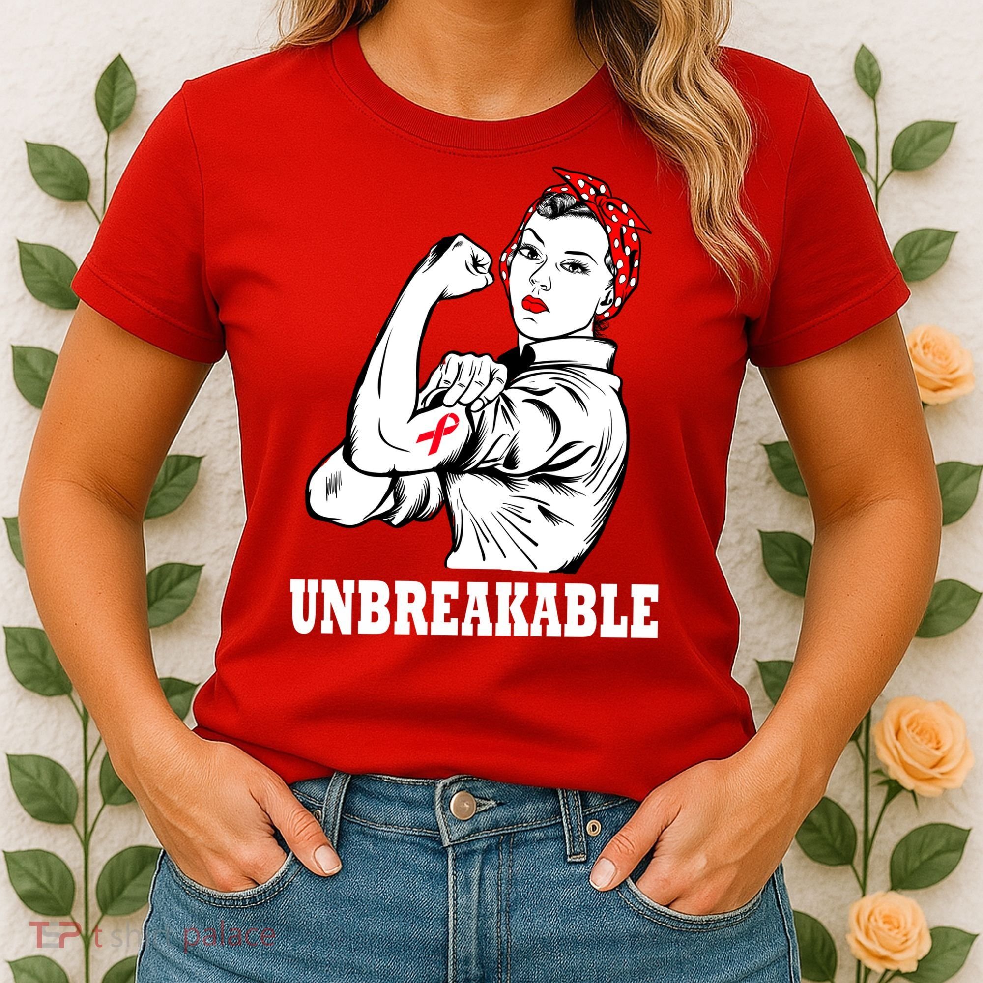 Heart Diseases Unbreakable We Can Do It Women's T-Shirt