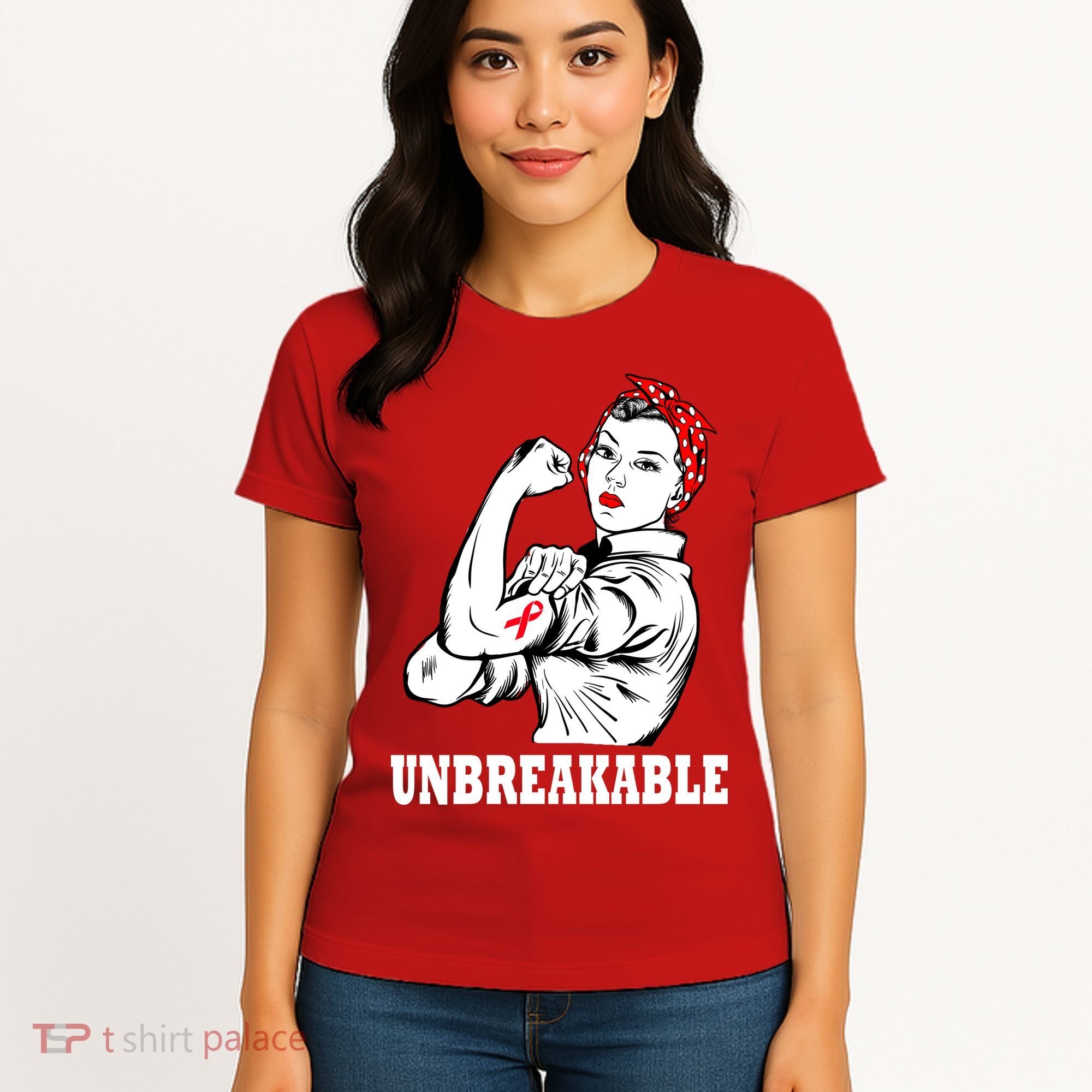Heart Diseases Unbreakable We Can Do It Women's T-Shirt