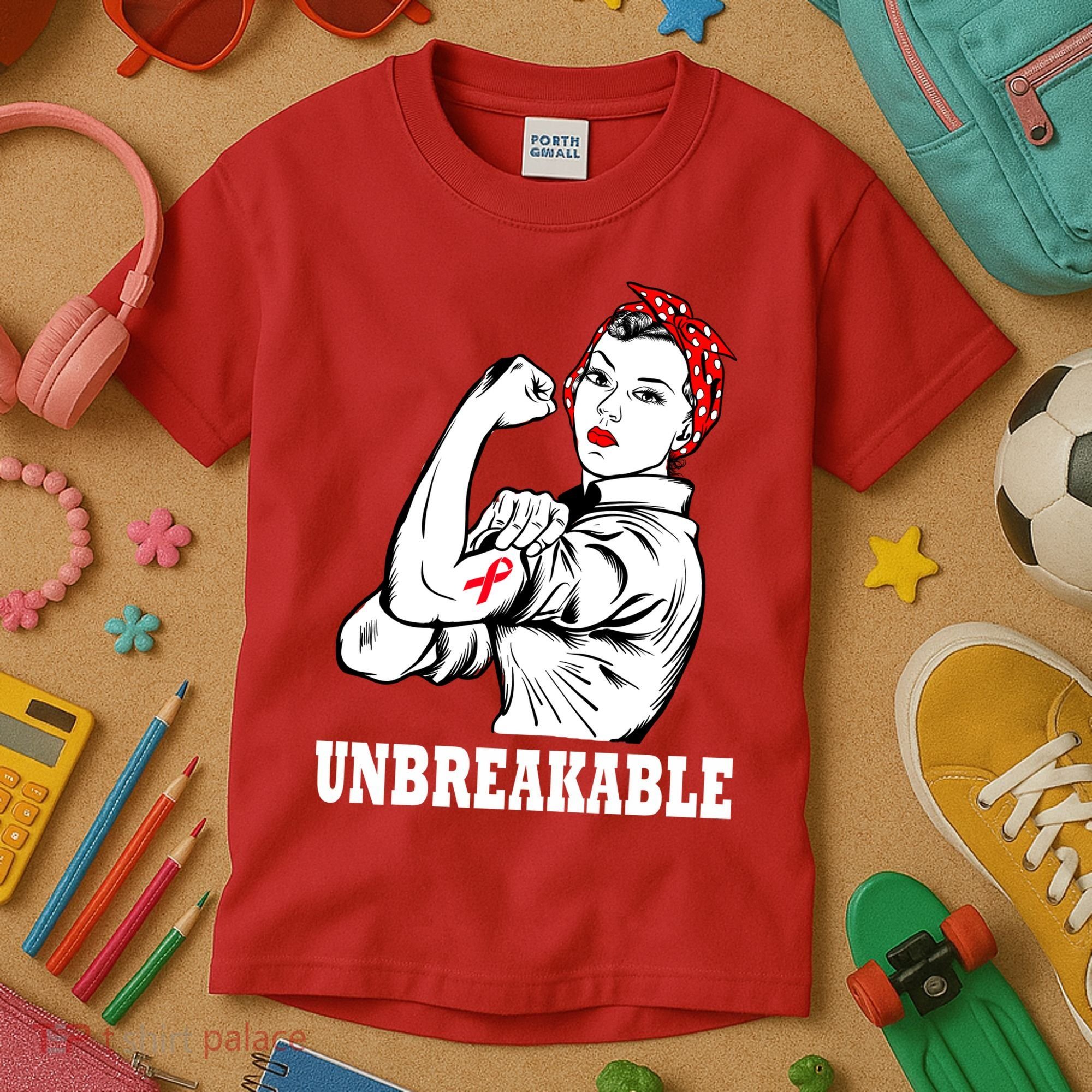 Heart Diseases Unbreakable We Can Do It Kids T-Shirt