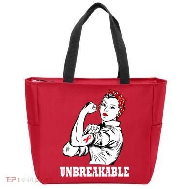 Heart Diseases Unbreakable We Can Do It Tote Bag