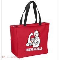 Heart Diseases Unbreakable We Can Do It Tote Bag thumb 2