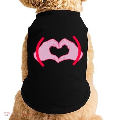 Heart Hands Sign Love Tribute Doggie Tank