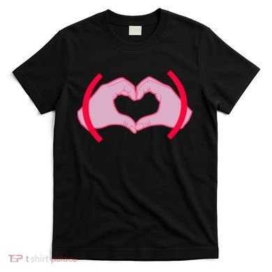 Heart Hands Sign Love Tribute T-Shirt