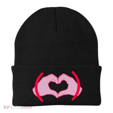 Heart Hands Sign Love Tribute Beanie