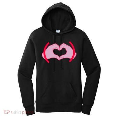 Heart Hands Sign Love Tribute Women's Hoodie