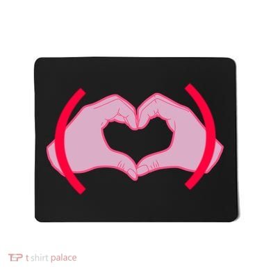 Heart Hands Sign Love Tribute Mousepad