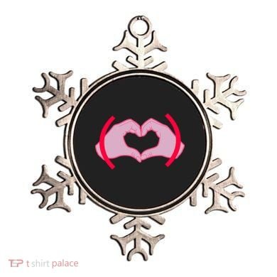 Heart Hands Sign Love Tribute Ornament
