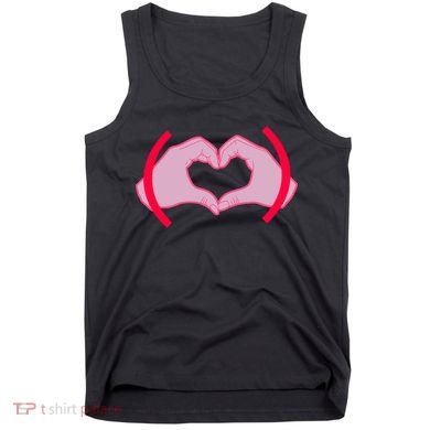 Heart Hands Sign Love Tribute Tank Top