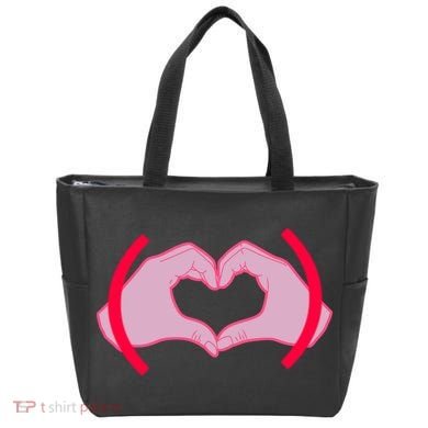 Heart Hands Sign Love Tribute Tote Bag
