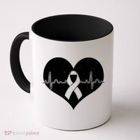 Heart Health Awareness Heartbeat Coffee Mug thumb 0