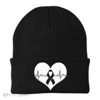 Heart Health Awareness Heartbeat Beanie thumb 0