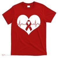 Heart Health Awareness Heartbeat T-Shirt thumb 0