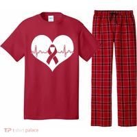 Heart Health Awareness Heartbeat Pajama Set thumb 0