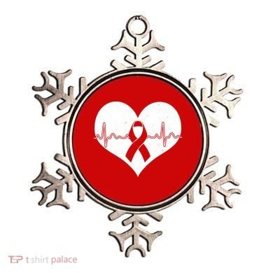 Heart Health Awareness Heartbeat Ornament
