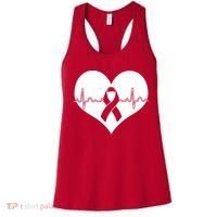 Heart Health Awareness Heartbeat Women's Tank Top thumb 0