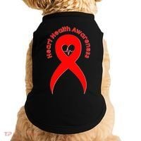 Heart Health Awareness Red Ribbon Doggie Tank thumb 0