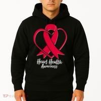 Heart Health Awareness Ribbon Hoodie thumb 2