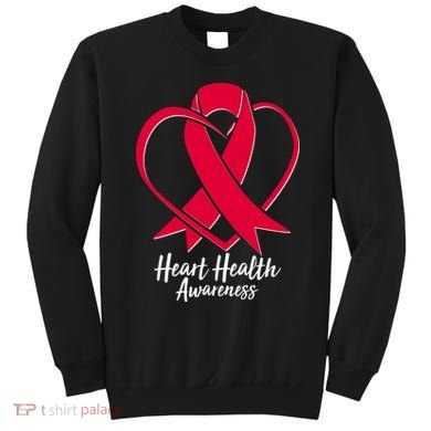 Heart Health Awareness Ribbon Sweatshirt