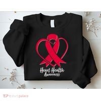 Heart Health Awareness Ribbon Sweatshirt thumb 2