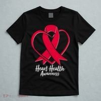 Heart Health Awareness Ribbon T-Shirt thumb 5