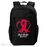 Heart Health Awareness Ribbon Backpack thumb 0