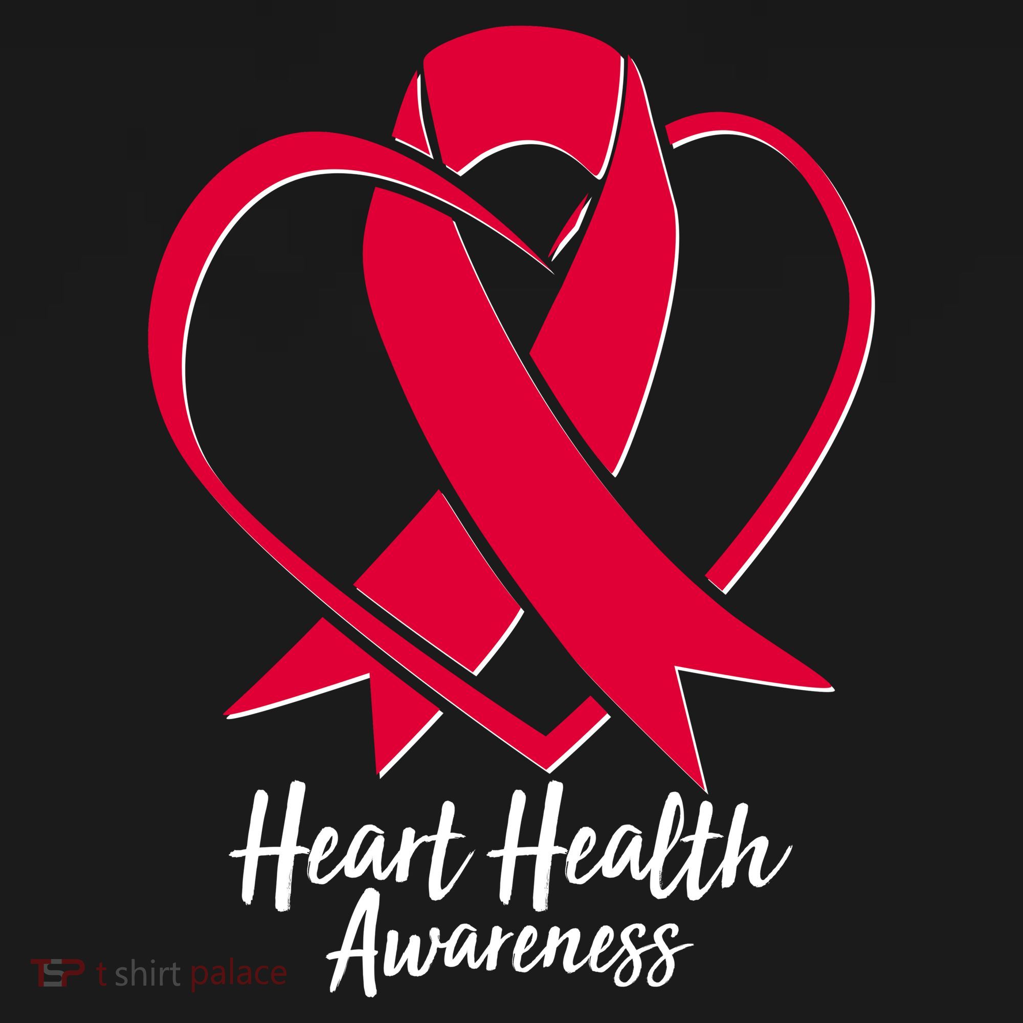 Heart Health Awareness Ribbon Bucket Hat