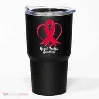 Heart Health Awareness Ribbon Tumbler thumb 0