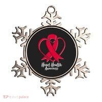 Heart Health Awareness Ribbon Ornament thumb 0
