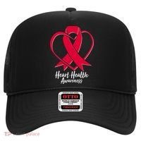Heart Health Awareness Ribbon Hat thumb 0