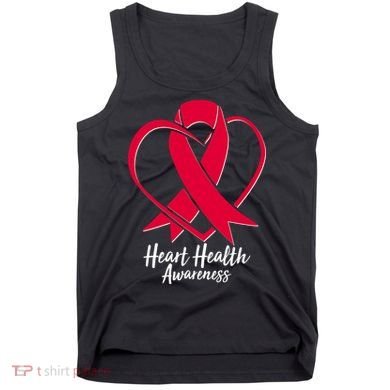 Heart Health Awareness Ribbon Tank Top