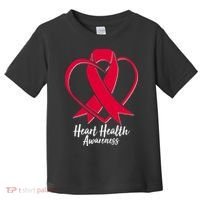 Heart Health Awareness Ribbon Toddler T-Shirt thumb 0
