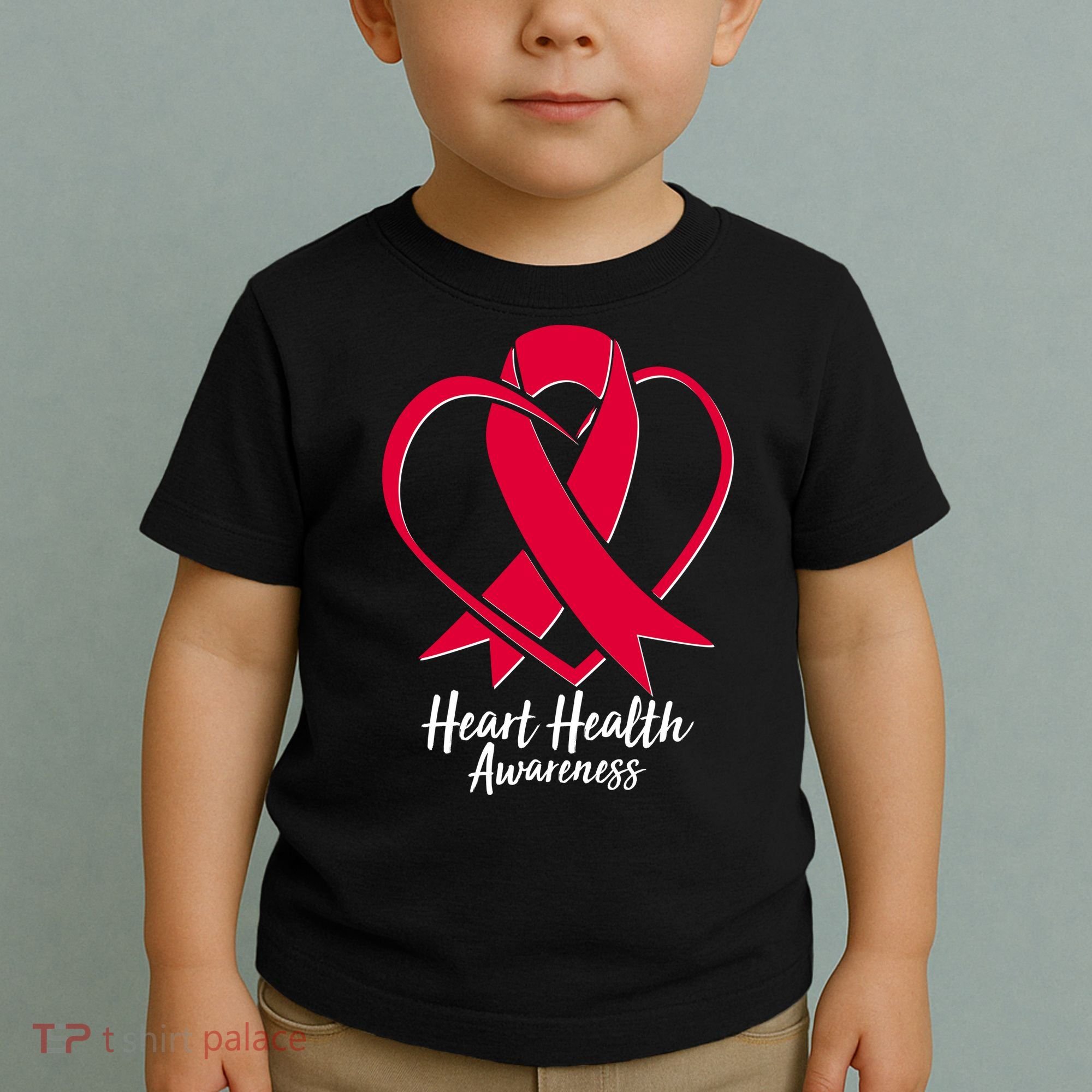Heart Health Awareness Ribbon Toddler T-Shirt