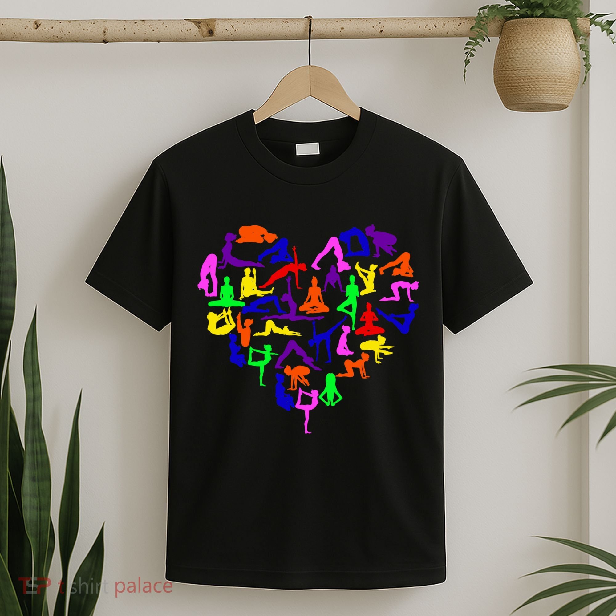 Heart Made Up Of YOGA Positions T-Shirt