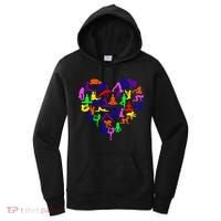 Heart Made Up Of YOGA Positions Women's Hoodie thumb 0
