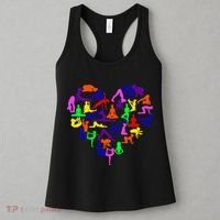 Heart Made Up Of YOGA Positions Women's Tank Top thumb 3