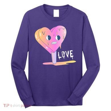 Heart Melting Popsicle Love Long Sleeve Shirt
