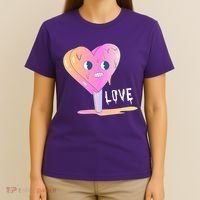 Heart Melting Popsicle Love T-Shirt thumb 4