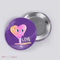 Heart Melting Popsicle Love Button thumb 0