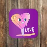 Heart Melting Popsicle Love Coaster thumb 0