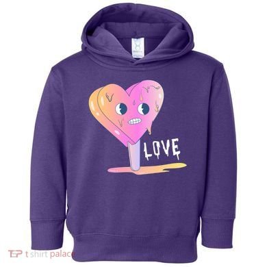 Heart Melting Popsicle Love Toddler Hoodie