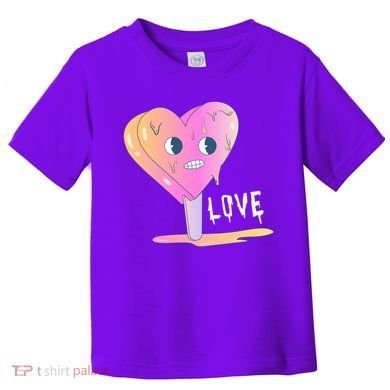 Heart Melting Popsicle Love Toddler T-Shirt