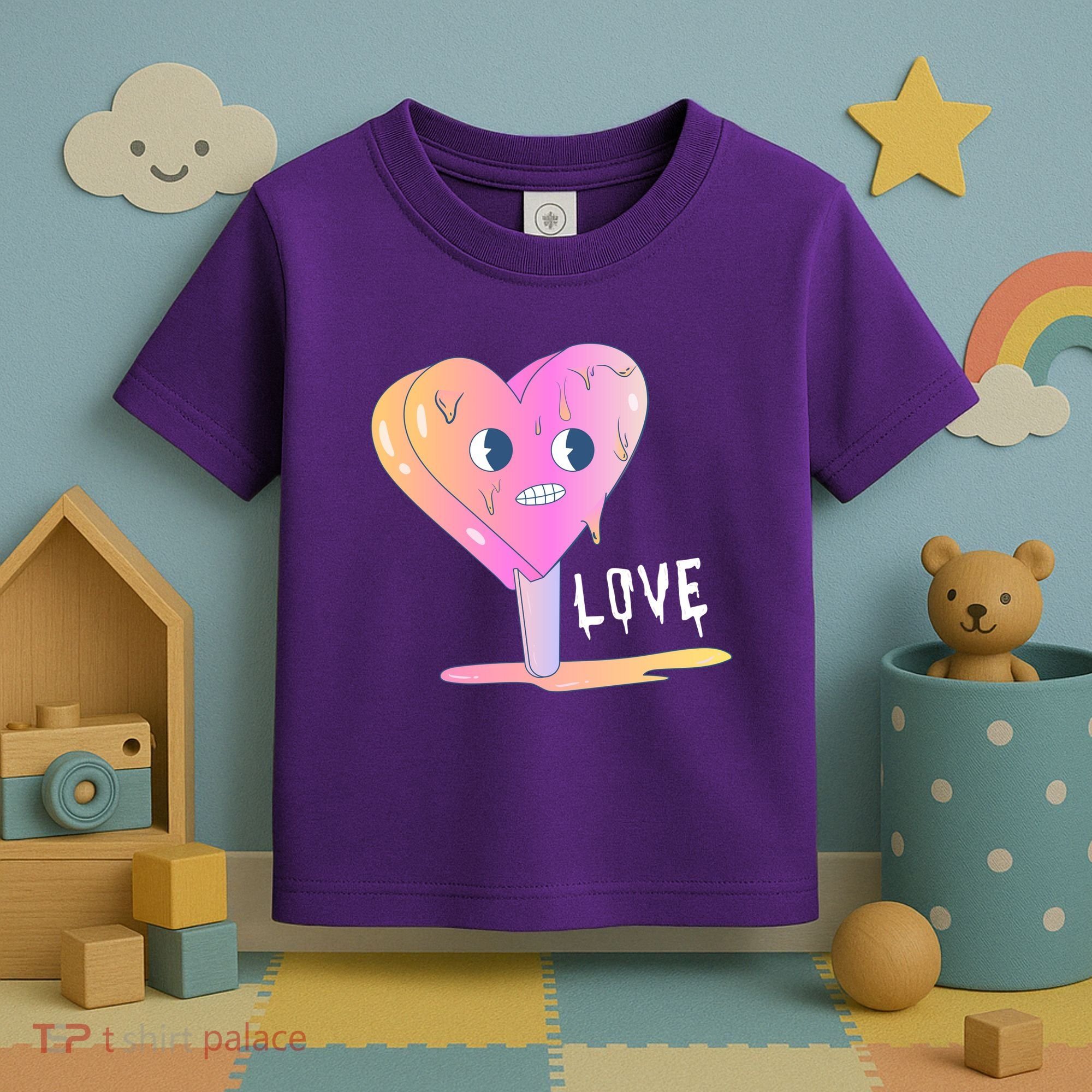 Heart Melting Popsicle Love Toddler T-Shirt