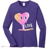 Heart Melting Popsicle Love Women's Long Sleeve Shirt thumb 0