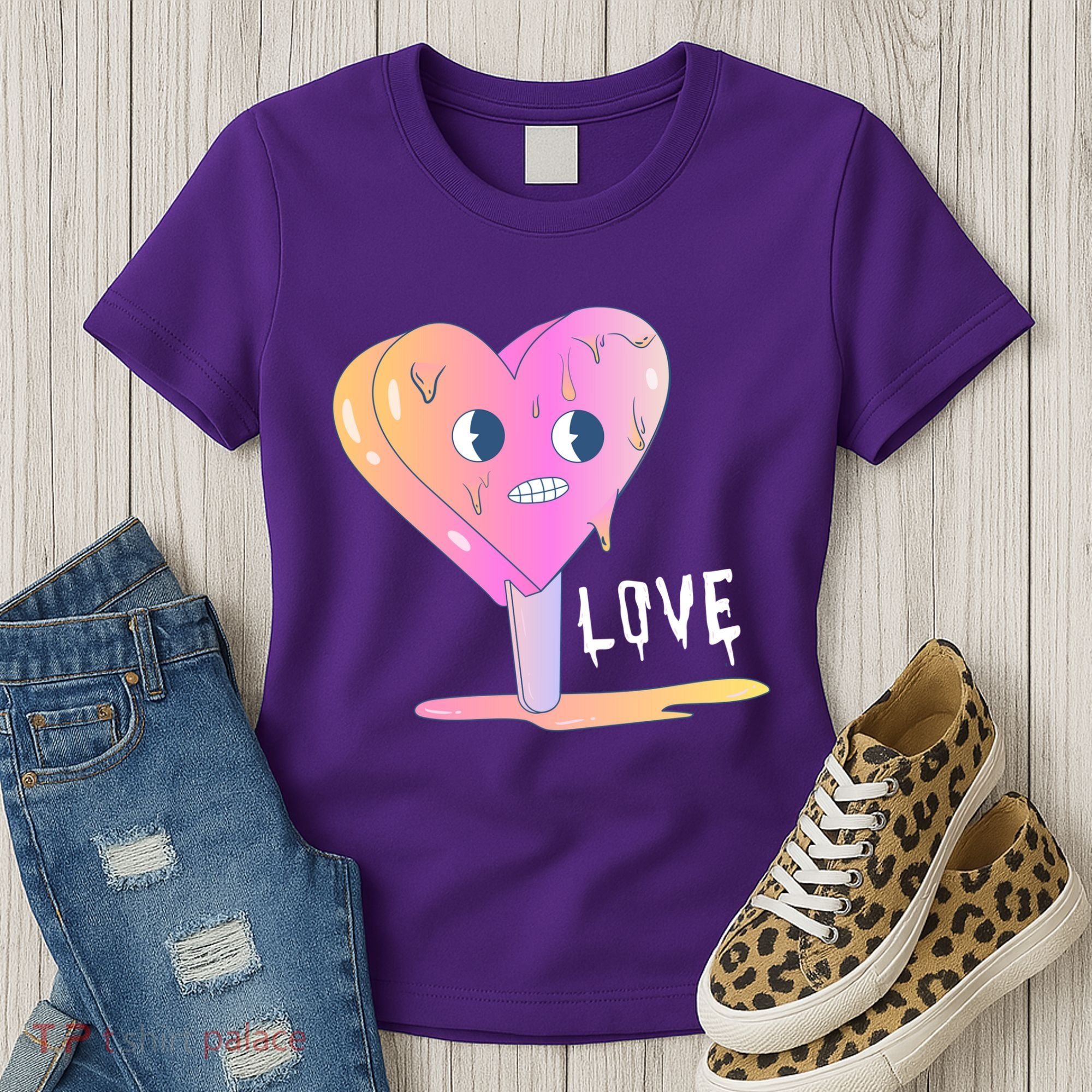 Heart Melting Popsicle Love Women's T-Shirt