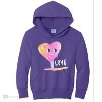 Heart Melting Popsicle Love Kids Hoodie thumb 0