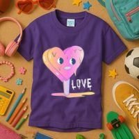 Heart Melting Popsicle Love Kids T-Shirt thumb 3