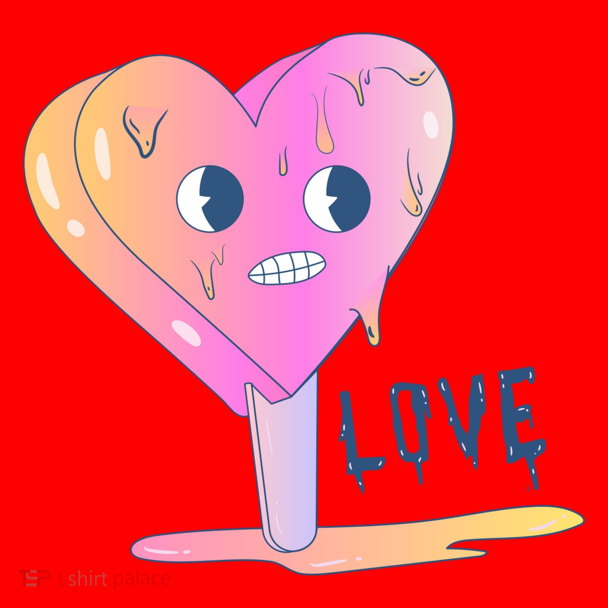 Heart Melting Popsicle Love Santa Hat