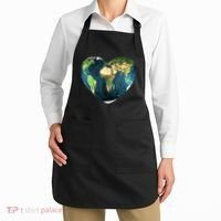 Heart Of The World Love Earth Apron thumb 2