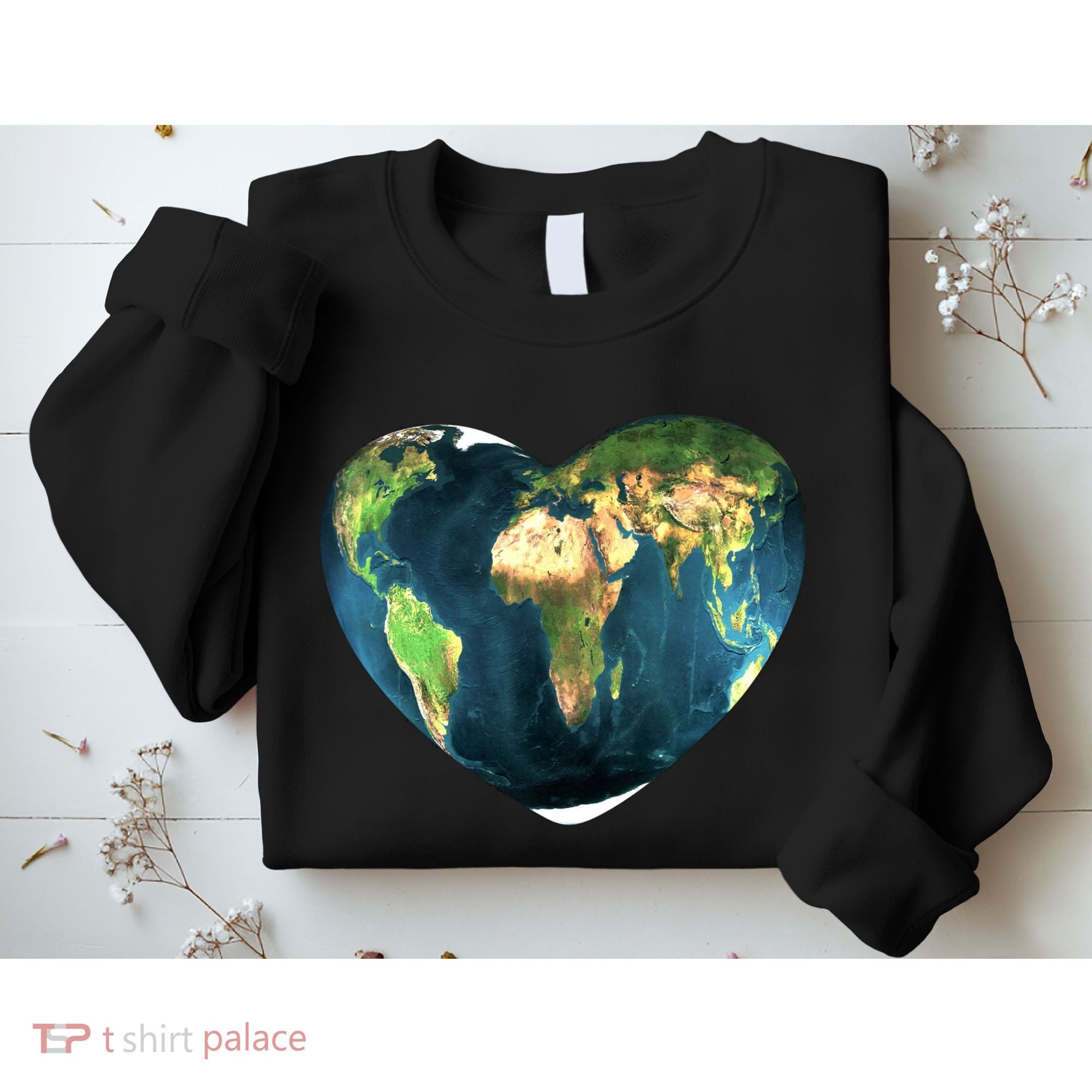 Heart Of The World Love Earth Sweatshirt