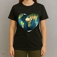 Heart Of The World Love Earth T-Shirt thumb 4